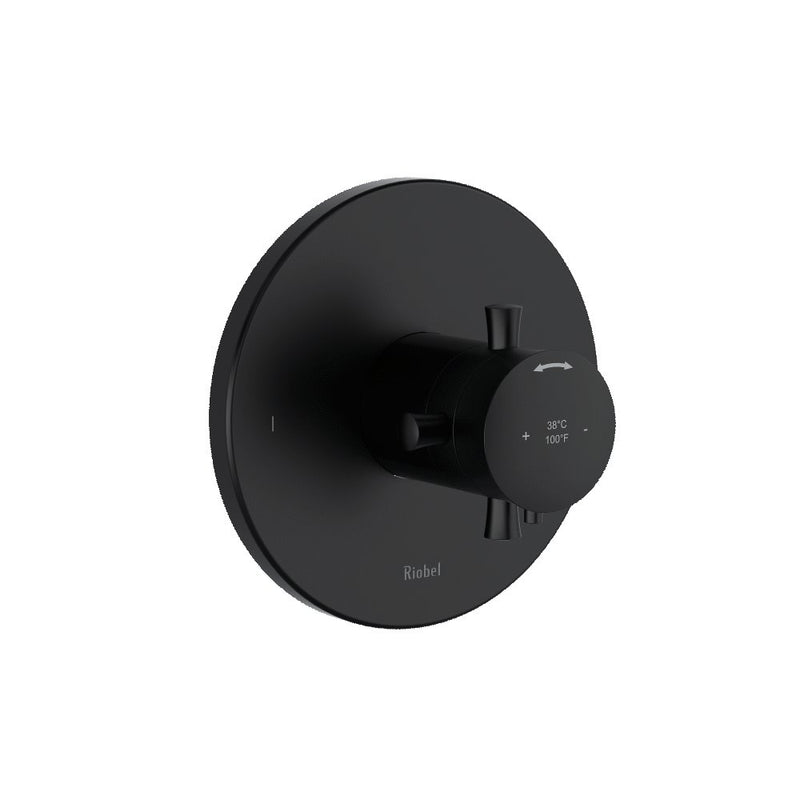 Riobel Edge TEDTM44 2-way no share Type TP thermostaticpressure balance coaxial valve trim (Without Rough-in)