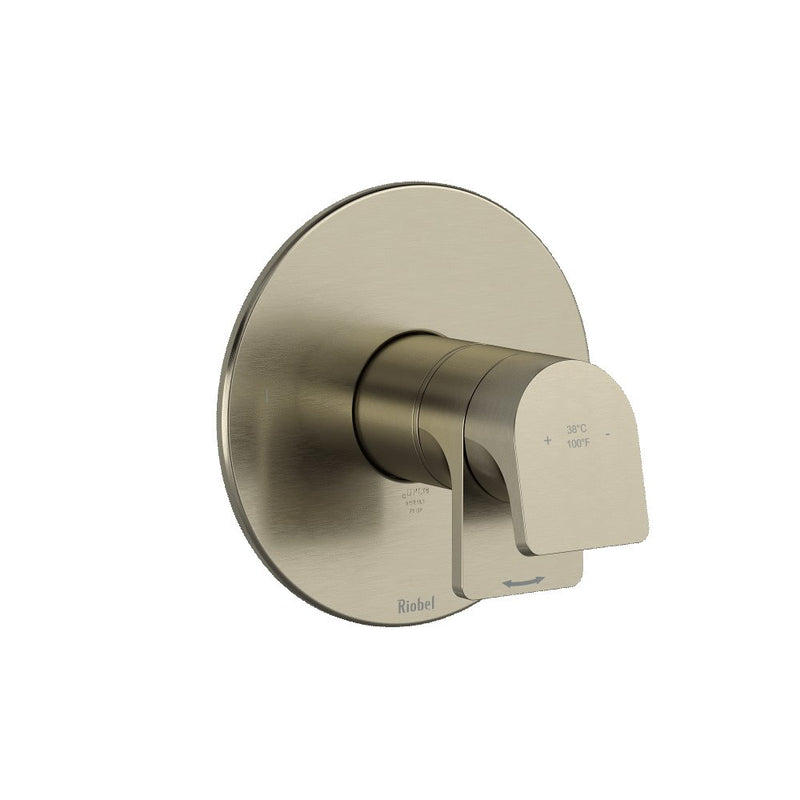Riobel Ode TOD44 2-way no share Type T/P (thermostatic/pressure balance) coaxial valve trim (Without Rough-in)