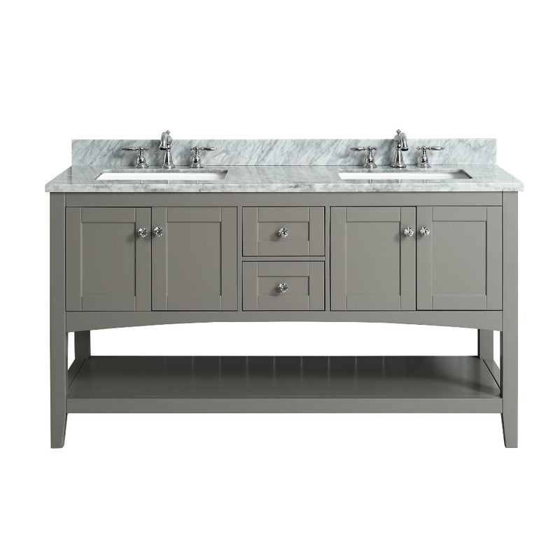 Virta Sirena 72 Inch Floor Mount Double Sink Vanity