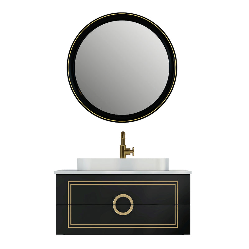 Virta Sarah 36 Inch Wall Hung Single Sink Vanity