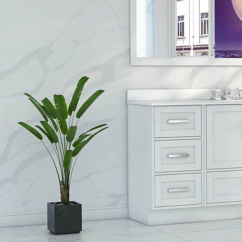 Virta 14 Inch Flow Floor Mount Vanity Drawers - Without Countertop