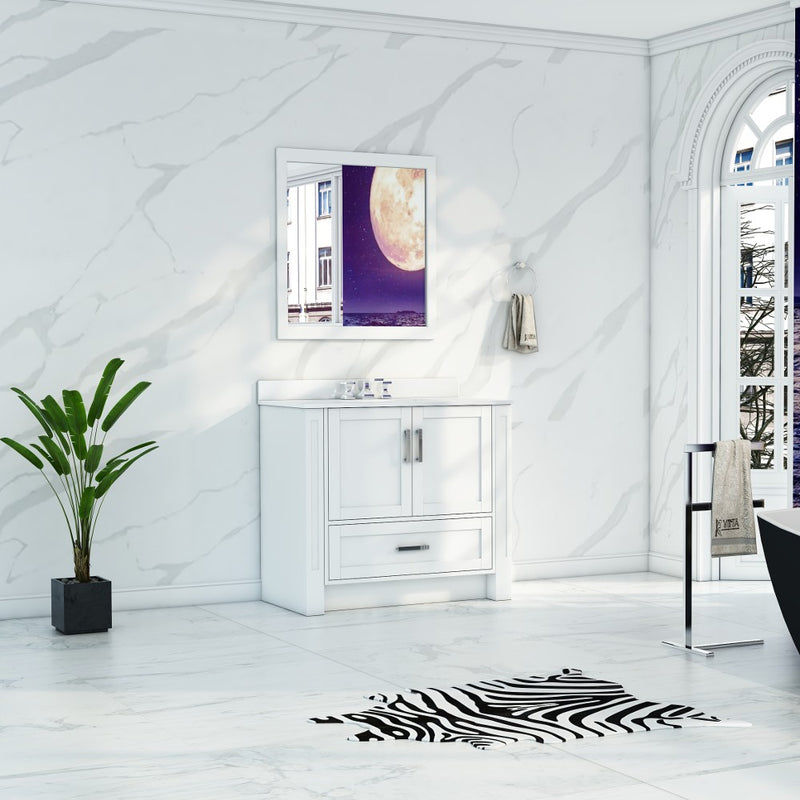 Virta Flow 36 Inch Floor Mount Single Sink Custom Vanity