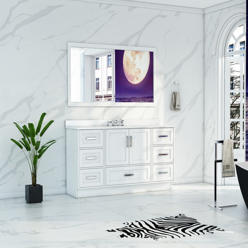Virta Flow 48 Inch Floor Mount Single Sink Custom Vanity