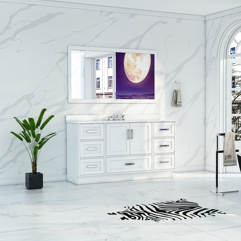 Virta Flow 54 Inch Floor Mount Single Sink Custom Vanity