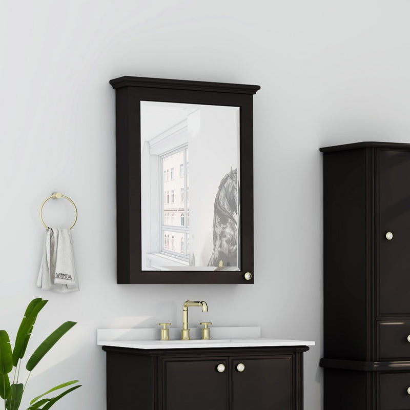 Virta 24 Inch Solid Wood Medicine Cabinet
