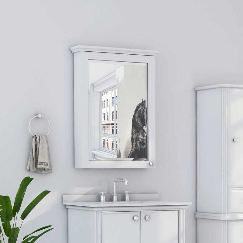 Virta 24 Inch Solid Wood Medicine Cabinet