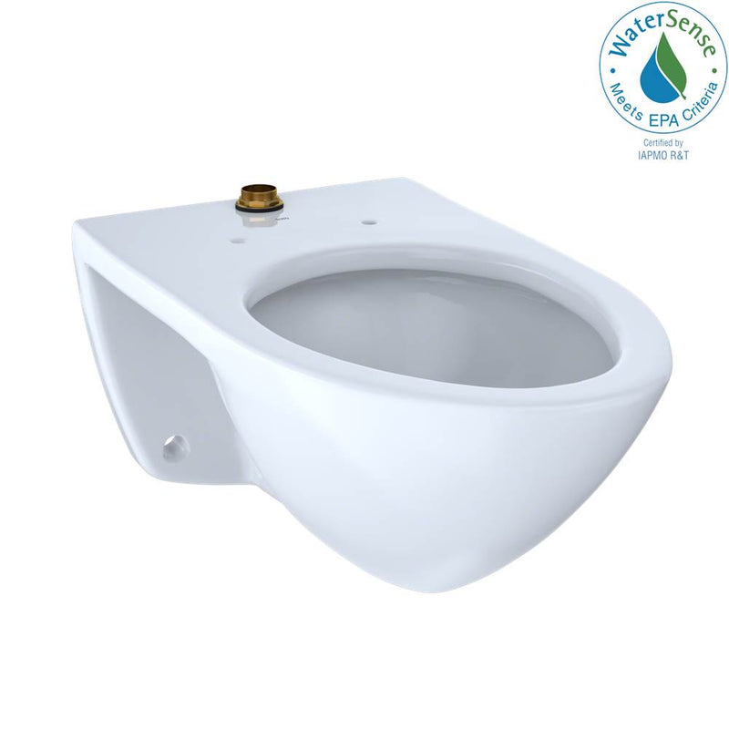 TOTO CT708UG COMMERCIAL WALL MOUNT EL BOWL TOP SPUD CEFIONTECT