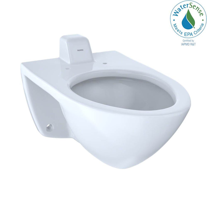 TOTO CT708UV COMMERCIAL WALL MOUNT EL BOWL BACK SPUD
