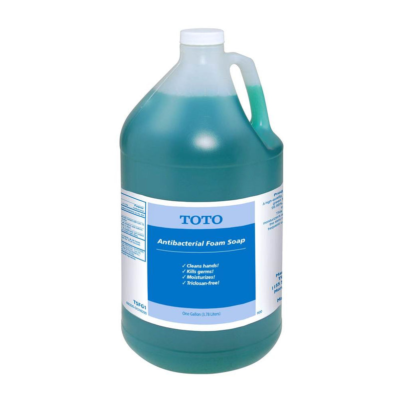TOTO TSFG1 SOAP FOAM ANTIBACTERIAL 1GALLON PACK4 TRICLOSAN FREE