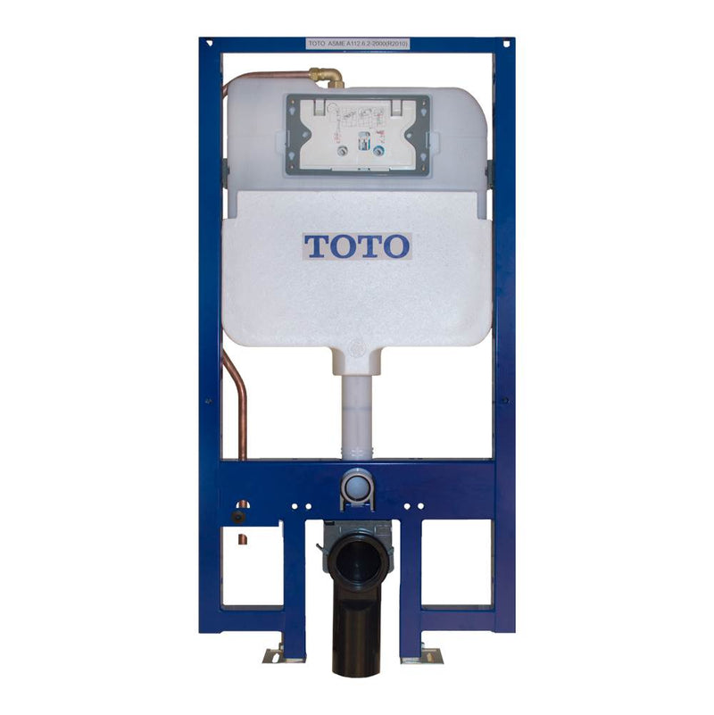 TOTO WT172M IN WALL TANK SYSTEM WITH COPPER PIPE 1.28GPF AND 0.9GPF
