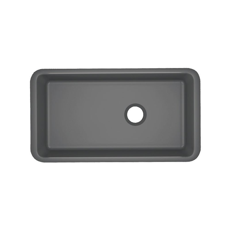 ROHL Allia™ 34" Fireclay Single Bowl Undermount Kitchen Sink