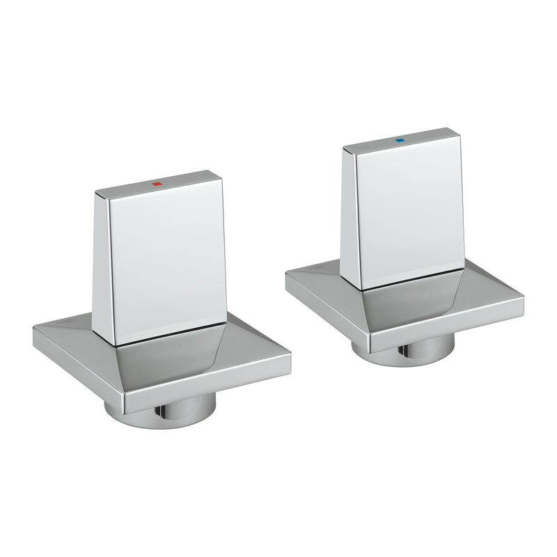 Grohe 48320 Allure Brilliant Pair Of Handles Blue/Red