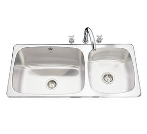 Kindred QC1942 Double Bowl combination 20 gauge