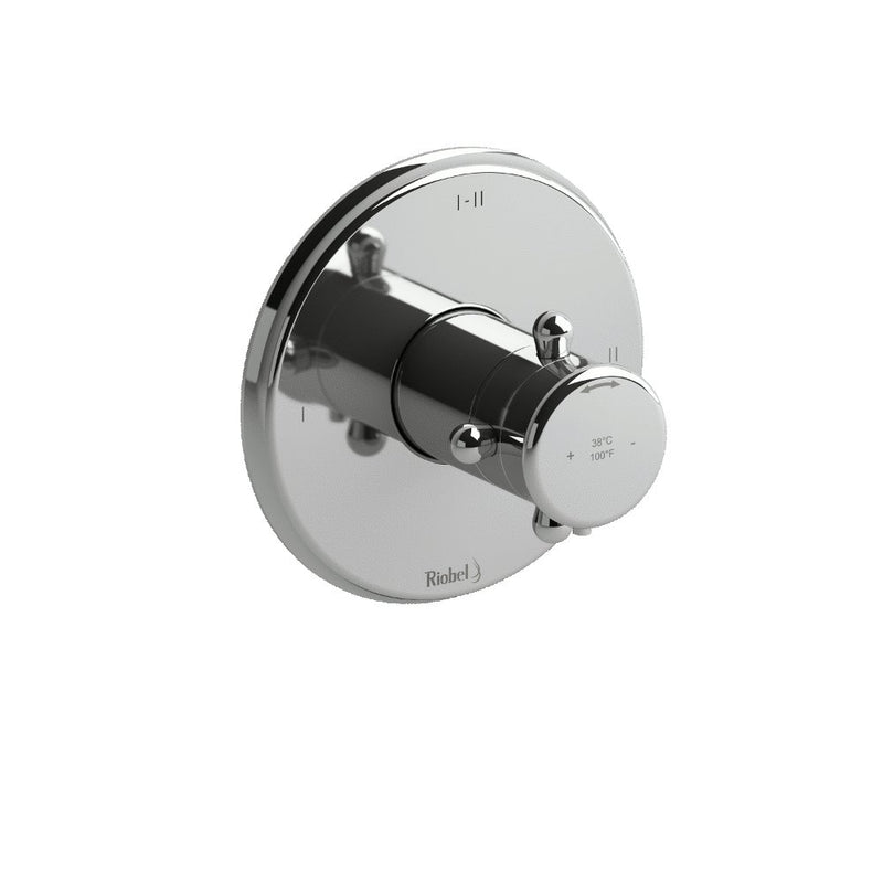 Riobel Georgian TGN23 2-way Type TP thermostaticpressure balance coaxial valve trim (Without Rough-in)