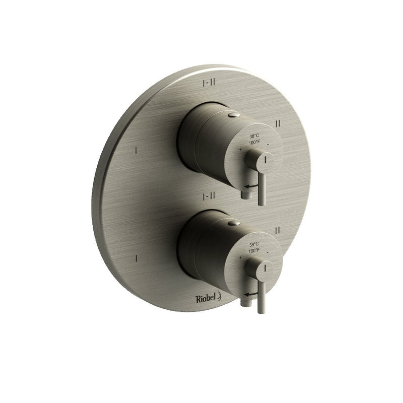 Riobel TCSTM46 4-way Type TP thermostaticpressure balance coaxial valve trim (Without Rough-in)
