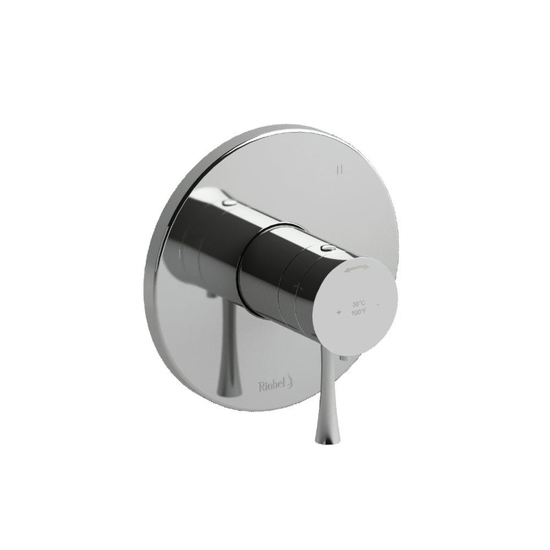 Riobel Edge TEDTM47 3-way no share Type T/P coaxial valve trim (Without Rough-in)
