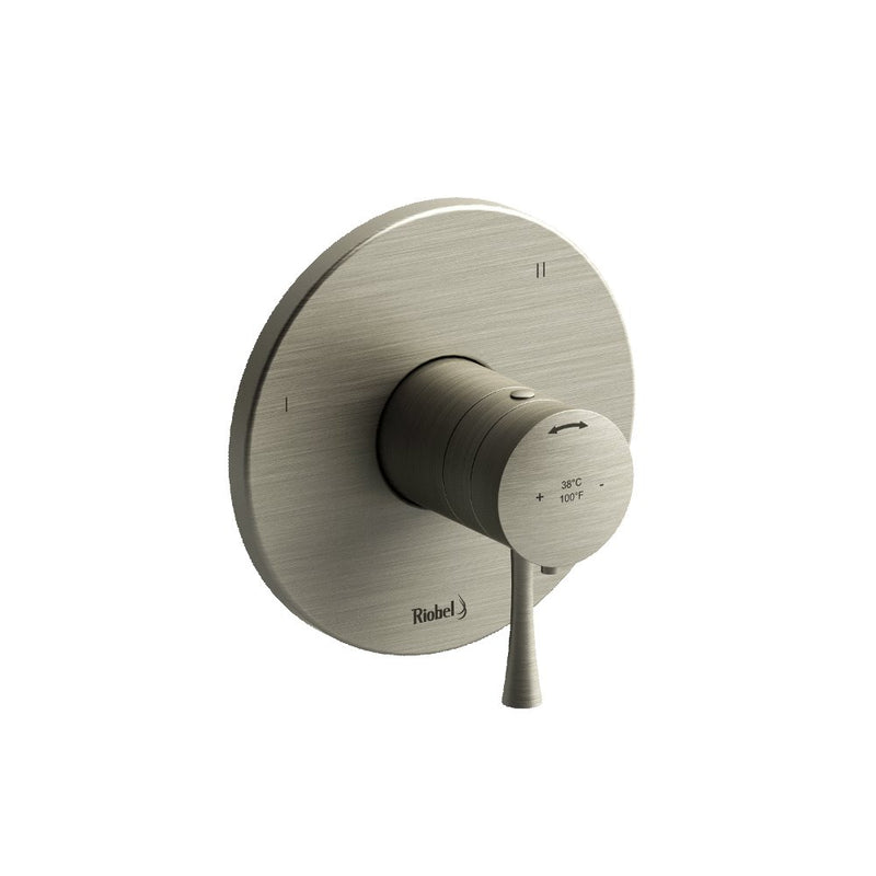 Riobel Edge TEDTM47 3-way no share Type T/P coaxial valve trim (Without Rough-in)