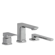 Riobel Equinox TEQ10 3-piece deck-mount tub filler with hand shower trim (Without Rough-in)