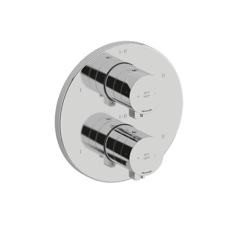Riobel Paradox TPXTM46 4-way Type TP thermostaticpressure balance coaxial valve trim (Without Rough-in)