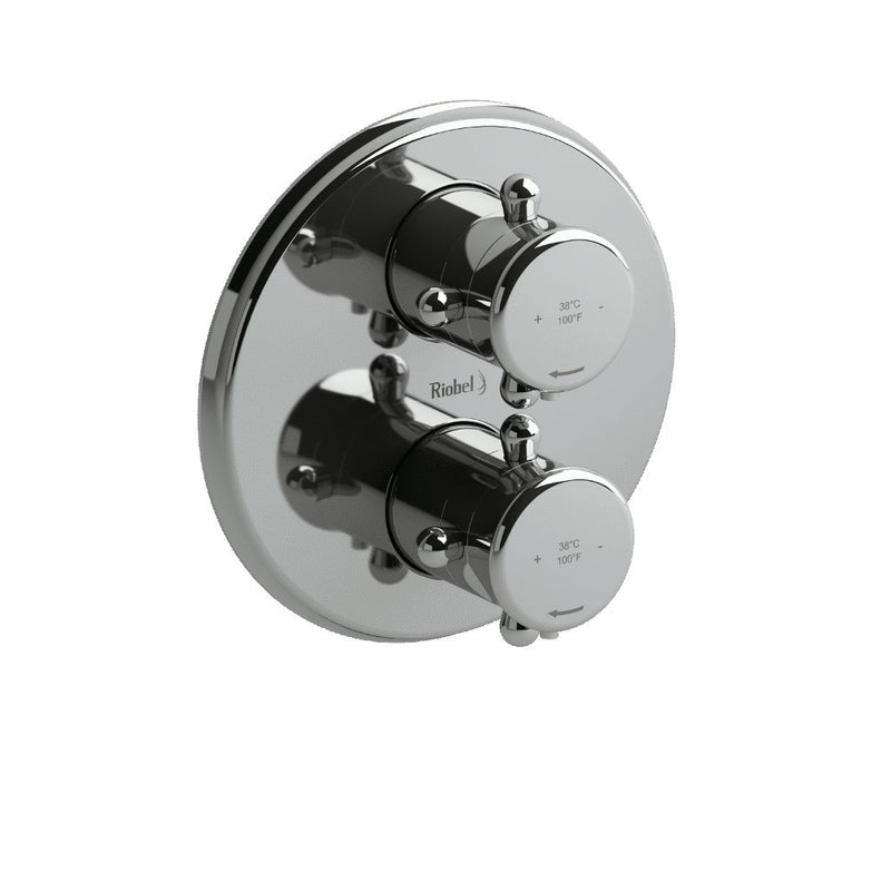Riobel RT83 4-way Type TP thermostaticpressure balance 0.75 coaxial complete valve