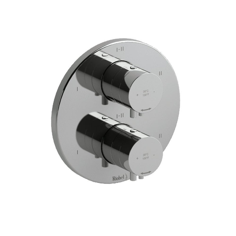 Riobel Riu TRUTM46 4-way Type TP thermostaticpressure balance coaxial valve trim (Without Rough-in)