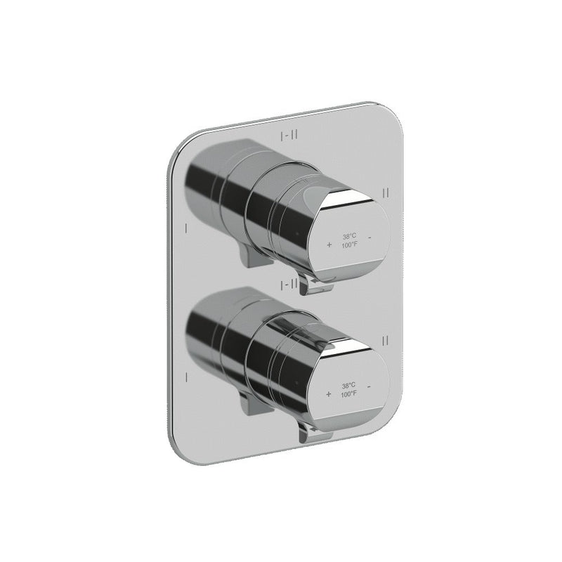 Riobel Salome TSA46 4-way Type TP thermostaticpressure balance coaxial valve trim (Without Rough-in)