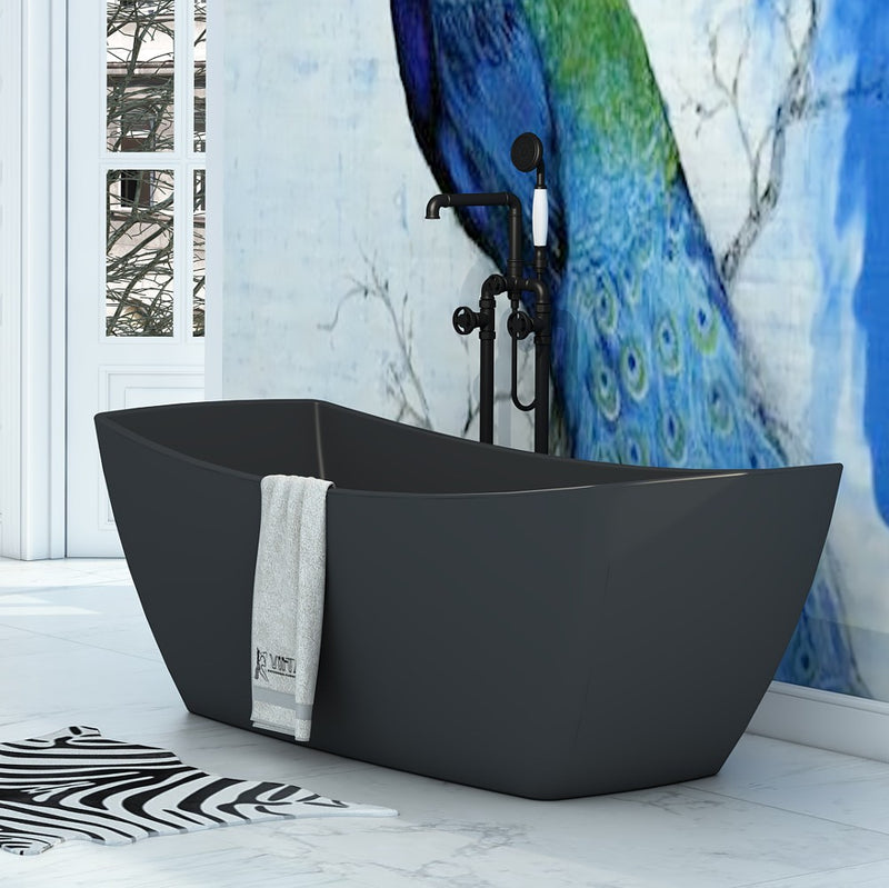 Virta Venice Freestanding Acrylic 69" Bathtub