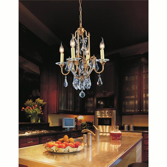 CWI Madeline LED Chandelier With Chrome Finish