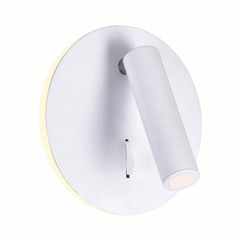 CWI Private I  LED Sconce With Matte White Finish