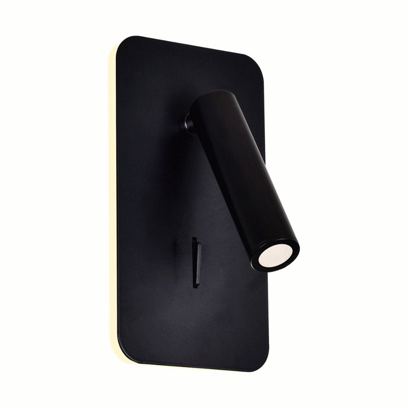 CWI Private I  LED Sconce With Matte Black Finish