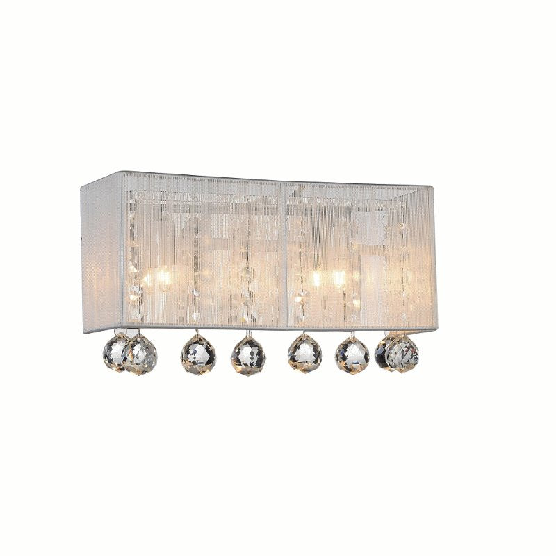 CWI Water Drop 3 Light Vanity Light With Chrome Finish
