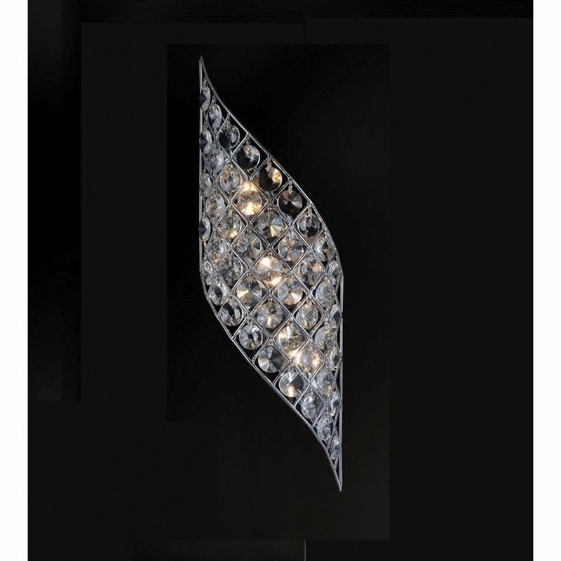 CWI Chique 4 Light Wall Light With Chrome Finish