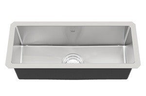 Kindred KCUS22A 18 gauge Designer Series accessory rail single undermount sink