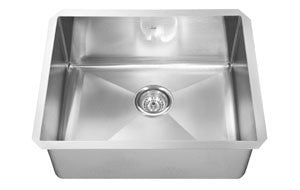 Kindred KCUS30A 18 gauge Fabricated undermount single 10 mm radius includes grid
