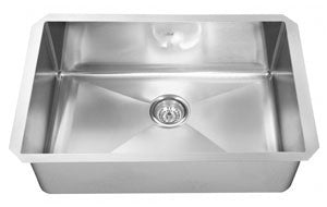 Kindred KCUS36A 18 gauge Fabricated undermount single 10 mm radius includes grid