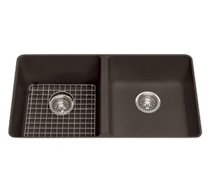 Kindred KGD2U Granite undermount single bowl includes grid