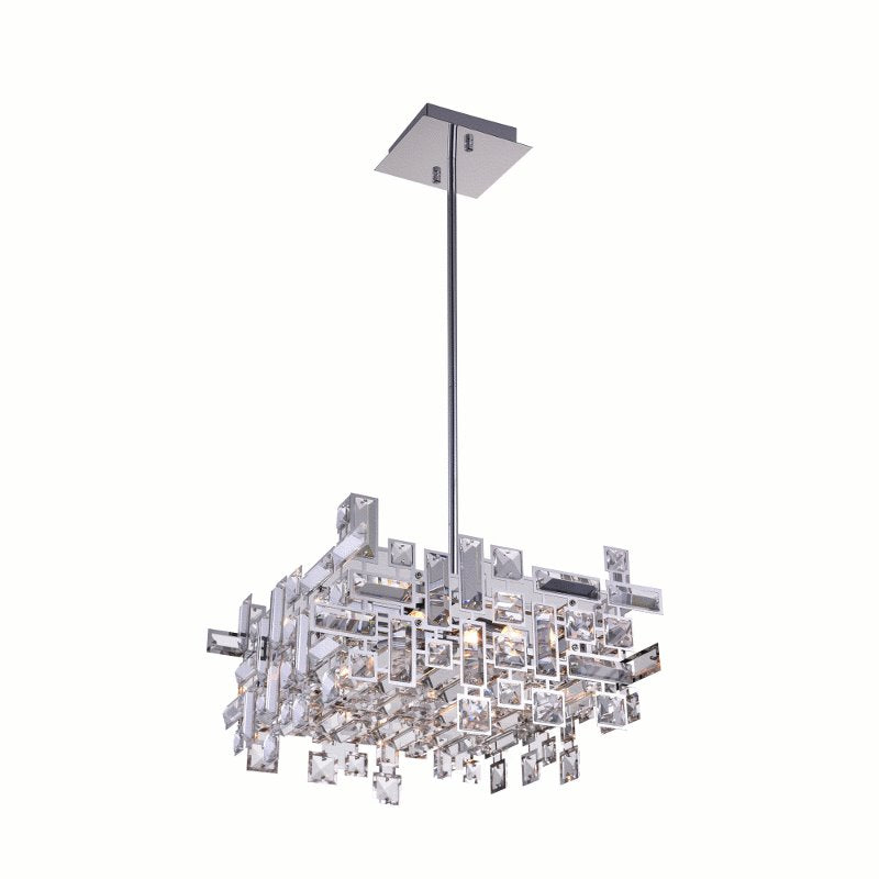 CWI Campechia 3 Light Floor Lamp With Brown Finish