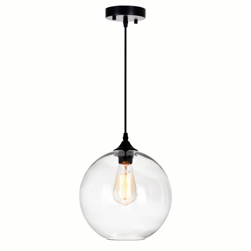 CWI Glass 1 Light Down Mini Pendant With Finish