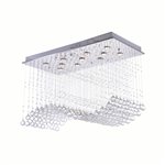 CWI Milan LED Bathroom Sconce With Chrome Finish