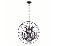 CWI Empire 42 Light Down Chandelier With Chrome Finish