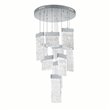 CWI Stefania 2 Light Bowl Flush Mount With Chrome Finish