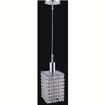 CWI Colosseum 10 Light Down Chandelier With Chrome Finish