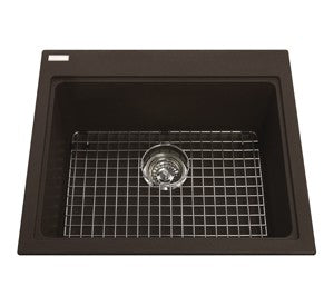 Kindred KGSL2023 Granite drop-in single bowl 1 hole includes grid