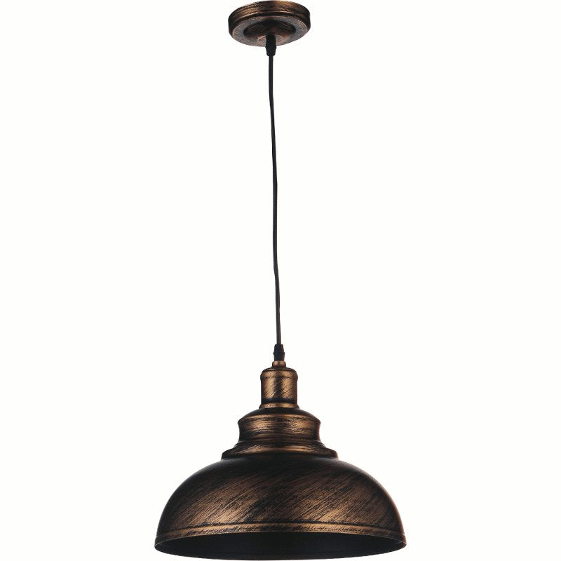 CWI Vogel 1 Light Down Mini Pendant With Antique Copper Finish