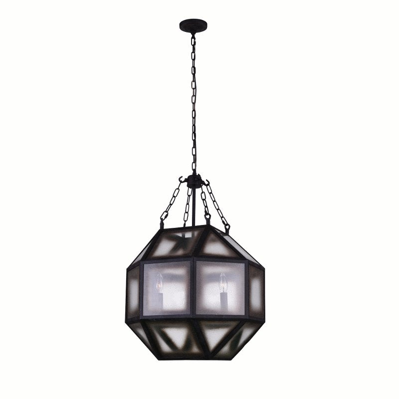 CWI Dvina 4 Light Pendant With Rust Finish