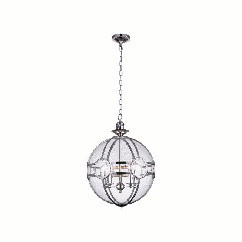 CWI Beas 5 Light Pendant With Chrome Finish