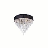 CWI Darya 6 Light Up Chandelier With Brown Finish