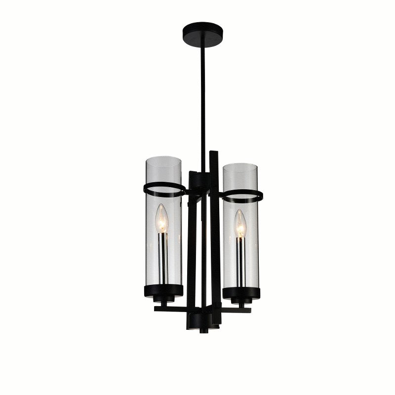 CWI Sierra 2 Light Up Mini Pendant With Black Finish
