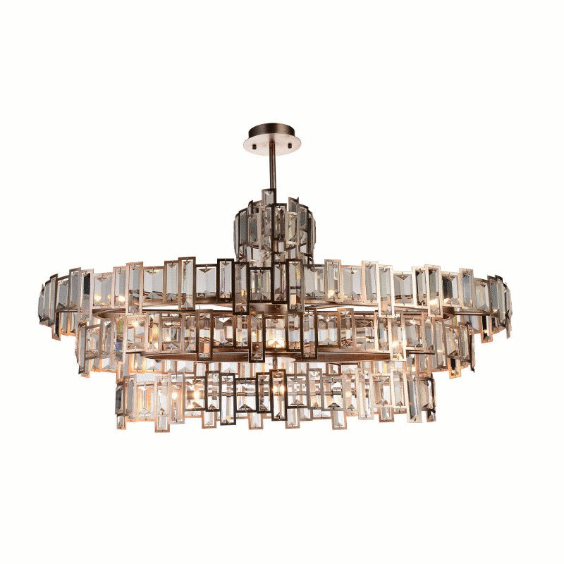 Buy CWI Quida 21 Light Down Chandelier With Champagne Finish at Discount Price at Kolani Kitchen & Bath