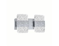 CWI Weiss 8 Light Flush Mount With Chrome Finish